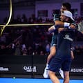 La espectacular definición para ganar la final del Premier Padel desde afuera de la "caja de cristal"