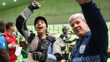 El festejo de Fernanda Russo tras su actuación histórica