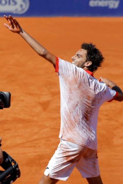 El festejo de Francisco Cerúndolo.