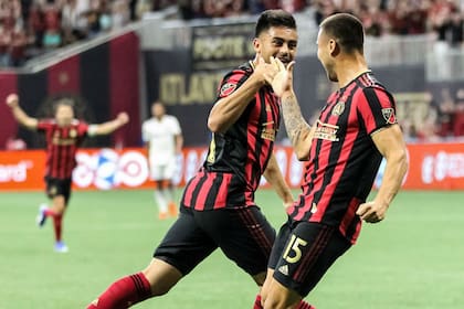 El festejo de gol del Pity Martínez que le dio la victoria a Atlanta United