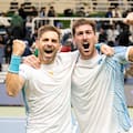 Andreozzi y Gómez no fallaron en el debut, ganaron el dobles y Argentina se adelantó 2-1 ante Corea