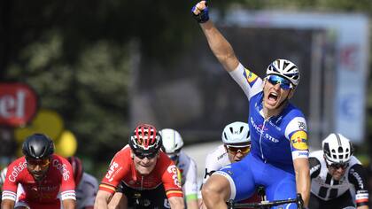 El festejo de Kittel por delante de todos