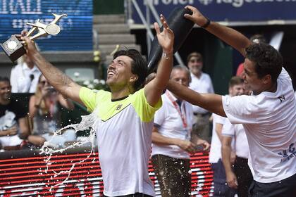 El festejo de la dupla hispano-argentina