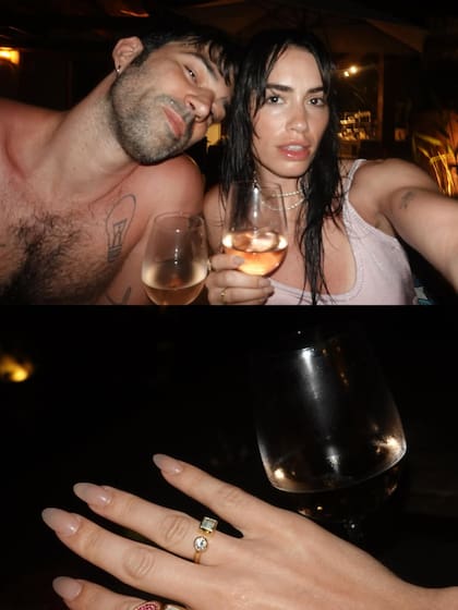 El festejo de Lali y Pedro por su compromiso