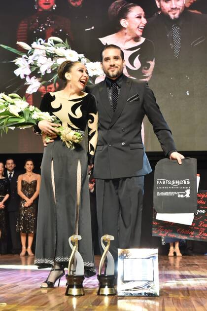 El festejo de los ganadores