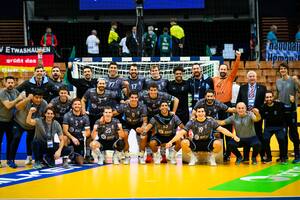 El festejo de los Gladiadores tras la victoria final