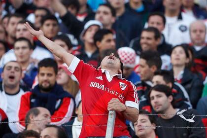 El festejo de los hinchas, en el Monumental
