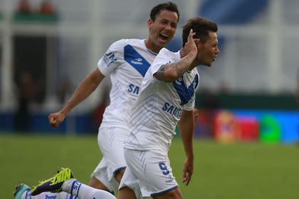 El festejo de Mauro Zárate