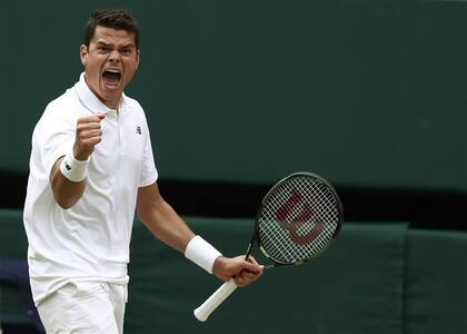 El festejo de Milos Raonic