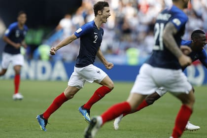 Pavard, autor del segundo gol frente a Argentina