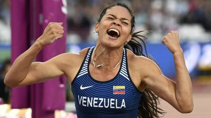 El festejo de Peinado tras conseguir una marca impensada