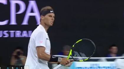 El festejo de Rafa Nadal