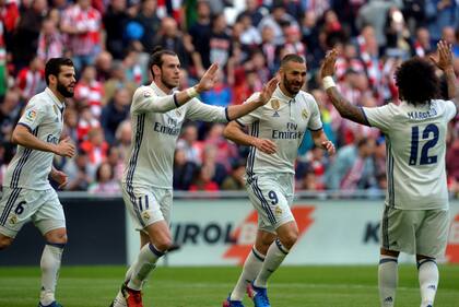 El festejo de Real Madrid que consiguió un triunfo clave