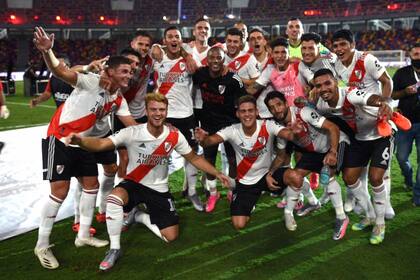 El festejo de River en Santiago del Estero: otra vez campeón