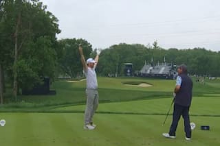 El tiro perfecto que tardó 28 años en volver a darse, en una jornada de luto y caótica en el PGA Championship