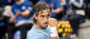 Tirante debutó, venció en una dura batalla a Hyeon Chung y le dio el primer punto a la Argentina