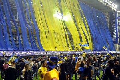 El festejo en la Bombonera, desde adentro