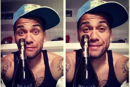 El festejo íntimo de Dani Alves