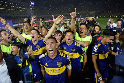 El festejo más reciente: Boca, ganador de la Superliga 