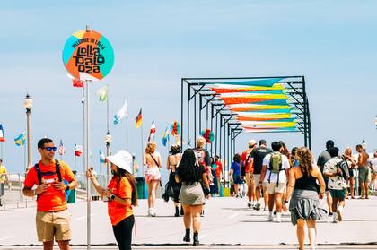 El festival abrió sus puertas poco antes del mediodía