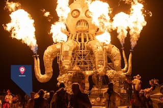 Así se monta Black Rock City, en Nevada: la ciudad temporal donde se celebra el festival Burning Man en EE.UU.