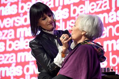 El festival incluyó sesiones de maquillaje inclusivo