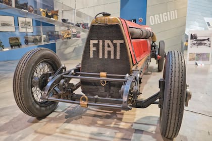 El Fiat Mefistofele se exhibe en el Centro Storico Fiat de Turín