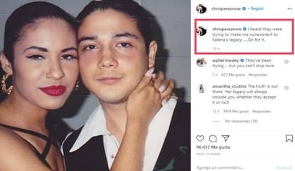 El filoso posteo en Instagram del viudo de Selena contra su familia