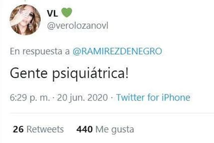 El filoso tuit de Verónica Lozano contra las protestas por el caso Vicentin: "Gente psiquiátrica"