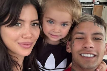 El fin de semana pasado Wanda Nara y L-Gante viajaron a Río de Janeiro con Jamaica, la hija de tres años del músico