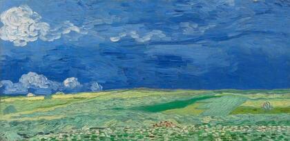 'Campos de trigos con nubarrones', 1890, Van Gogh. Cortesía del Museo del pintor en Ámsterdam