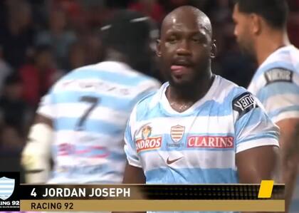 El final de la escena: Jordan Joseph recibió tarjeta amarilla