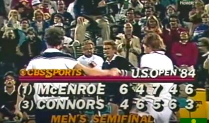 El final del Super Saturday, con el frío saludo entre John McEnroe y Jimmy Connors