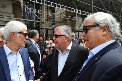 El fiscal Carlos Stornelli, en el centro, habló durante el acto