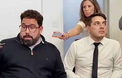 El fiscal general de Comodoro Rivadavia, Facundo Oribones y el fiscal Cristian Olazabal