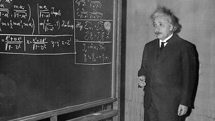 El físico alemán Albert Einstein