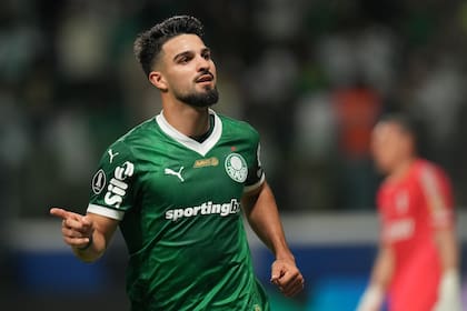 El Flaco López fue una de las figuras de Palmeiras en la serie; autor de dos goles en el 3-1 de la revancha en San Pablo