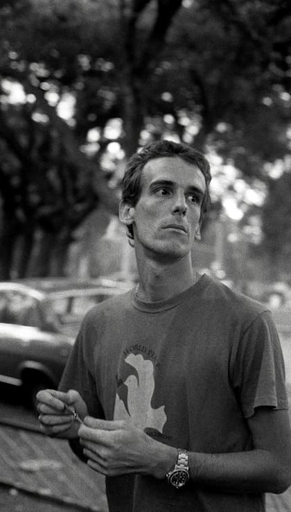 El Flaco Spinetta en los años 80, en días de su proyecto Spinetta Jade