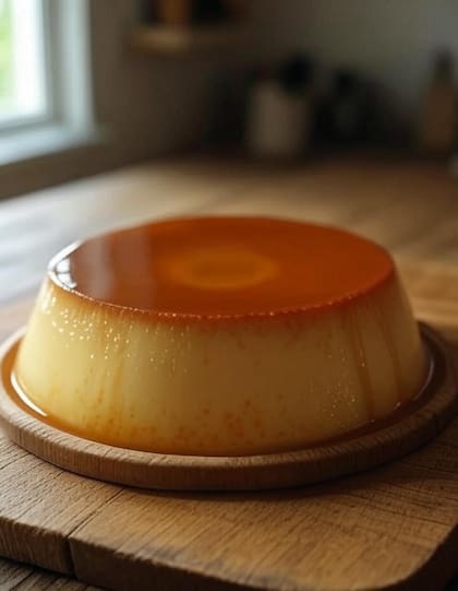 El flan sin horno es una opción rápida para cuando tenés visitas en casa
