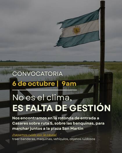 El flayer de la convocatoria