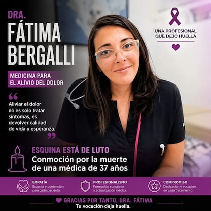 El flyer compartido por la comunidad