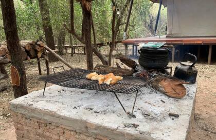 El fogón es exterior