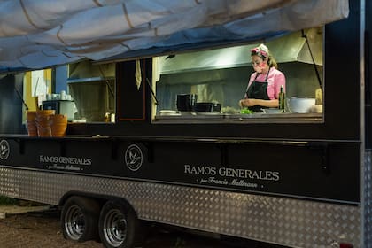 El food truck original, donde nació el proyecto durante la pandemia.