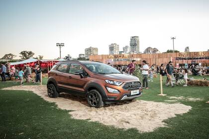 El Ford Ecosport Storm se exhibió en el festival Wateke, en Palermo