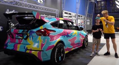 El Ford Focus personalizado de Jake Paul