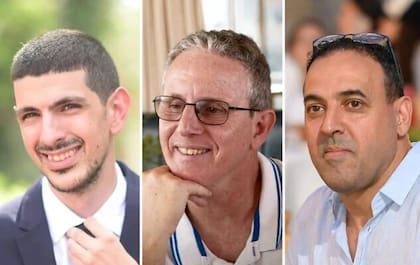 El Foro de Familias de Rehenes anunció que los tres rehenes son Eli Sharabi, Or Levy y Ohad Ben Ami.