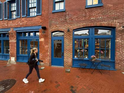 El frente de Florería Atlántico en Washington