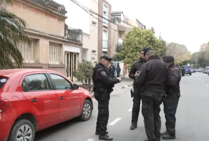 El frente de la casa del único detenido en el caso