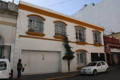 El frente de la casa, ubicada en Defensa 1368, San Telmo