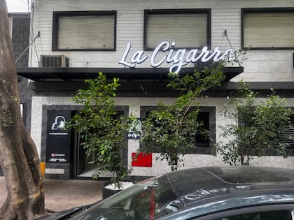 El frente de La Cigarra, sobre la calle Godoy Cruz casi esquina Juncal